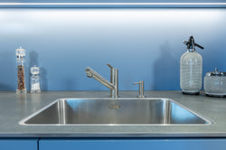 Mizzo Patro kitchen tap brushed steel