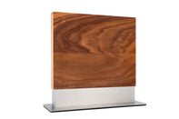 Double-sided Magnetic Knife Block / Double Sided Magnetic Knife Holder Coninx Vertico - Walnut Wood - Strong Magnet