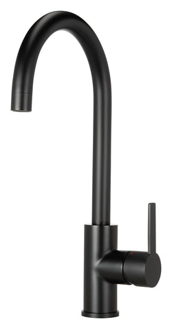 Schwarze Küchenarmatur Mizzo Verdo Edelstahl