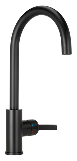 Schwarze Küchenarmatur Mizzo Verdo Edelstahl