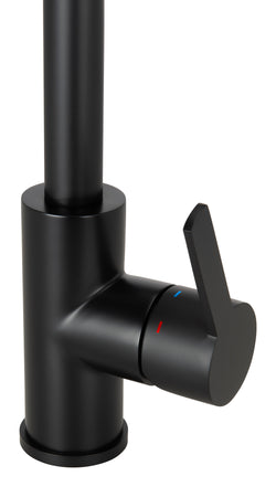 Schwarze Küchenarmatur Mizzo Verdo Edelstahl