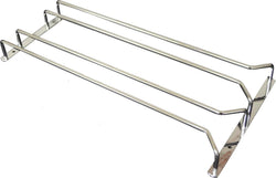 Coninx 2 Schienen Weinglas Halter-34,4 cm breit-Metall chrom