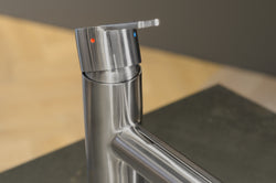 Mizzo Stori kitchen tap brushed steel