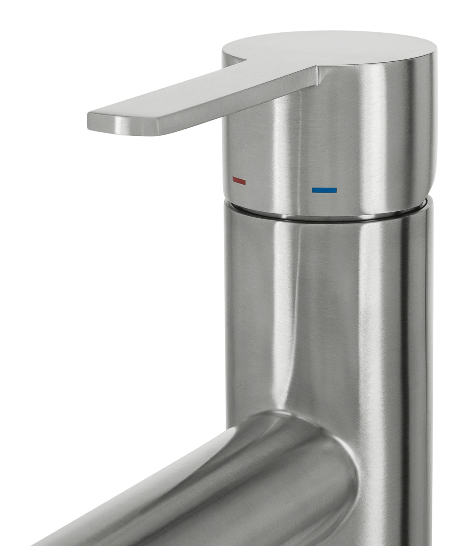 Mizzo Stori kitchen tap brushed steel