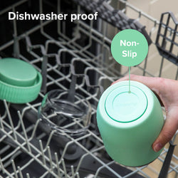 CONINX THERMOS Nahrungsmittelbehälter - Wärmebehälter Lebensmittel für zu Hause und unterwegs - Thermos Food Box Leak-Proof - Thermos-Tasse 840ml grün