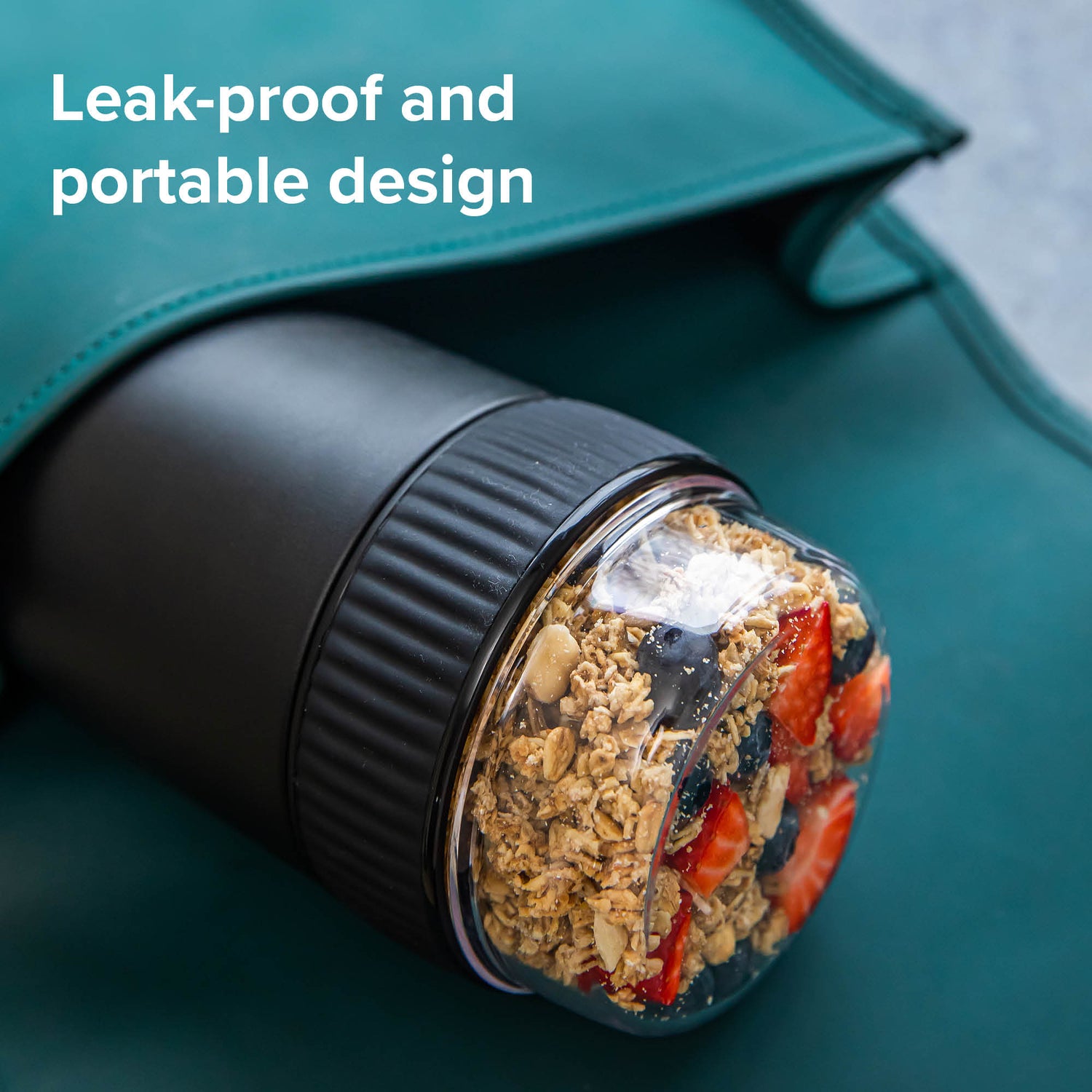 CONINX THERMOS Nahrungsmittelbehälter - Wärmebehälter Lebensmittel für zu Hause und unterwegs - Thermos Food Box Leak-Proof - Thermos-Tasse 840ml grün