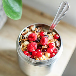 Coninx Thermos Food Container - Wärmebehälter Lebensmittel für zu Hause und unterwegs - Thermos Food Box Leak-Proof - Thermos-Tasse 840ml RVS