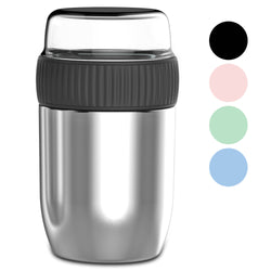 Coninx Thermos Food Container - Wärmebehälter Lebensmittel für zu Hause und unterwegs - Thermos Food Box Leak-Proof - Thermos-Tasse 840ml RVS