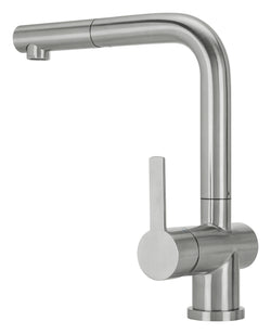 Mizzo Avori kitchen tap brushed steel