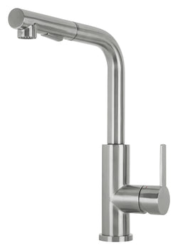 Stainless steel kitchen tap Mizzo Mauro with spray - brush function