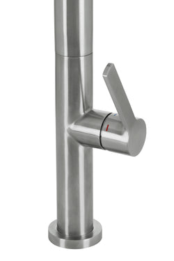 Mizzo Design kitchen tap Trigo Slim brushed