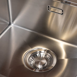 MIZZO Linea Edelstahl Spüle 400-400 Flächenbündig / Unterbau