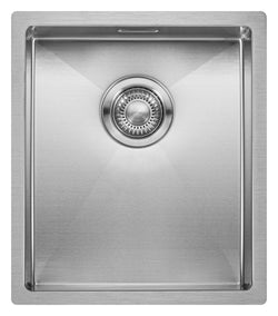 MIZZO Linea Edelstahlspüle 340-400 flächenbündig / Unterbau